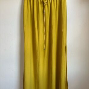 Zara Vibrant Yellow Maxi Skirt